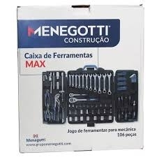 Kit Jogo De Ferramentas 106 Pçs Multiuso C/ Maleta Menegotti