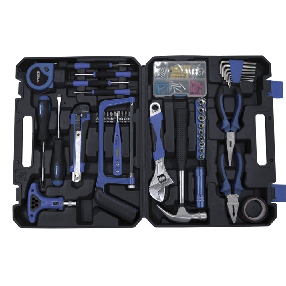 Kit Jogo De Ferramentas 135 Pçs Multiuso C/ Maleta Menegotti